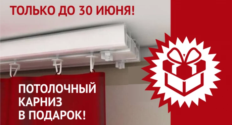 Потолочный карниз в подарок